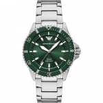 Emporio Armani World Explorer Roheline Roostevaba Teras/H&otilde;bedane Meeste P&auml;ikeseenergia Kvarts AR11698 roheline