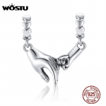 WOSTU 925 H&otilde;be K&auml;si K&auml;es Helmes Eriline V&otilde;lu Sobib Originaal K&auml;ev&otilde;ru DIY Valmistamine Kaelakee Ripats Ehted CQC1700 China Mainland