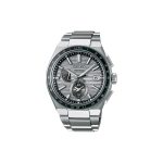 SEIKO p&auml;ikeseenergia kvartsliikumisega titaanrihmaga k&auml;ekell Meeste k&auml;ekellad Hall sihverplaat SBXY043 SBXY043 Gray Dial gray
