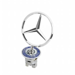 Autokleeps Mercedes Benzi jaoks 44mm Auto Esiosa Kapoti Logo Embleem Tsingisulamist Kaunistusm&auml;rk Auto Tarvikud Mercedes Benzi W20 jaoks h&otilde;be