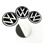 2026 Kuum Tootekataloog VOLKSWAGEN VW 4 tk Autovelje Keskkatte Korgid Veljekate Keskosa Embleem Kleebis Logo Embleemid VW Touareg Tera jaoks 4 pcs 50mm Sticker