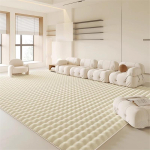 2024 Kreemjas Mull Faux K&uuml;&uuml;likukarva Vaip elutuppa, diivanile, magamistuppa ja erkerisse - Talvine p&otilde;randamatt ja padi 90x180 cm beige