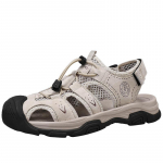 Suvised meeste sandaalid Rannakingad K&auml;sit&ouml;&ouml;na valmistatud Hingav disain Veekindlad Vabaaja rannakingad Kerged Pehme tallaga V&auml;lisjalan&otilde;ud 38