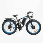 Ebike's new BLJ DP-2603 3000W dual motor 52V 32AH battery, front and rear shock absorption, 26 inch snow tires, unisex electric bicycle. 3000W (dual motor) 52V 32AH
