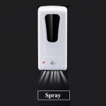 1000 ml seinale kinnitatav automaatne infrapunasensoriga seebi dosaator puutevaba losjoonipump puutevaba vedelik kodu k&ouml;&ouml;ki, vannituppa Spray type valge