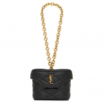 Saint Laurent Juuni Mini Lambanahast K&auml;ekott Pronksist Riistadega Naiste K&auml;ekotid Must 823952-1EL07-1000 Basic Set (Bag+Dust Bag)