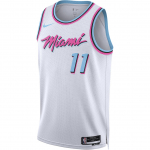 Nike Jaime Jaquez Jr. Miami Heat 2024/25 City Edition Meeste Nike Dri-FIT NBA Swingman S&auml;rk HJ6706-103 L