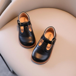 V&auml;ikelaste Nahast Kingad Matt Armas Klassikaline Laste Kingad Madala Kontsaga T-rihmaga 21-30 &Uuml;hev&auml;rvilised L&auml;bil&otilde;ikega Unisex Mary Janes Lastele 23