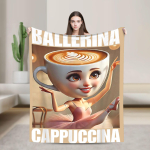 Ballerina Cappucina Itaalia Aju-m&auml;danemise Tekid Villased Fantastilised Hingavad Visketekid Voodipesuks Elutoaks Suveks 150x200cm