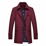 S&uuml;gistalvine tuulejope meeste Slim Fit mantel M-5XL L