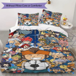 Inazuma Eleven Jalgpalli Muster Voodipesu Tekikott Tekikoti Kate Padjap&uuml;&uuml;r Kodu Kaunistus S&uuml;nnip&auml;evakingitus (1 * tekikott + 2 * padjap&uuml;&uuml;ri ilma s&uuml;damikuta) 135x200cm gray