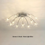 P&otilde;hjamaade T&auml;htede Taev LED Lagi Valgusti Luksuslik Kristall Elutuba Lagi L&uuml;htrik Lustre Kodu Kaunistus Magamistuba S&ouml;&ouml;gitoa Lamp 12heads beige
