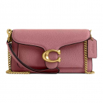 Coach Tabby 19 Kuldne Pandla Poleeritud Kivitera Nahast Crossbody Kott V&auml;ikesed Naiste Kotid Piony-Punane CBF14-B4PY Basic Set (Bag+Dust Bag)