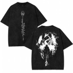 The Elder Scrolls V: Skyrim v9 Vintage T-s&auml;rk Unisex &Uuml;lem&otilde;&otilde;duline Raskekaaluline Puuvill S mitmev&auml;rviline