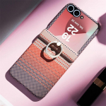 Kile s&uuml;sinikkiust nahast telefonikott Samsung Galaxy Z Flip 7 6 5 Flip7 FE jaoks, r&otilde;ngashoidja Magsafe jaoks, magnetiline tagakate Galaxy Z Flip6 punane