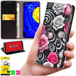 Rahakotit&uuml;&uuml;pi &uuml;mbris Motorola Edge 60 Fusion / Edge 60 jaoks - Bluemoon &uuml;mbris tr&uuml;kiga + 9H klaas