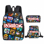 Roblox 3-osaline komplekt Koolikott Anime seljakott L&otilde;uendikott Seljakott Cosplay komplekt K&uuml;ljekott &Otilde;pilase s&uuml;nnip&auml;evakingitus T&uuml;drukutele