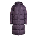 Adidas Real Madrid HOOAEGNE PUUVILLAKATTEGA JOPP Puhusjakk Meeste Tume Lilla IT3783 M gray
