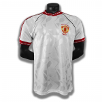 9899 Punased Kuradid Manchester United retro s&auml;rk Kolmikv&otilde;it kodus Nr. 7 Beckhami pikkade l&uuml;hikeste varrukatega jalgpallis&auml;rk f&auml;nniversioon S