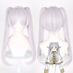 Anime Frieren Beyond Journey's Frieren Cosplay K&auml;imiskepp Frieren:Beyond Journey's Cosplay Frieren Cosplay Rekvisiit Parukas One Size white