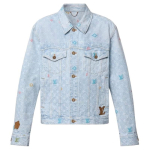 LOUIS VUITTON x Tyler SS24 teksajakk meestele helesinine 1AFRXI 46 white