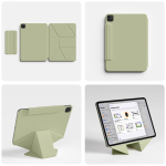 ZOYU Nutikas klappkaas iPadile A16 11. p&otilde;lvkonna iPad Air 11 Funda iPad Pro 13 12.9 4/5/6. p&otilde;lvkonna Mini 8.3 A17 Pro Magnetiline Capa iPad 10 10.9 2022 roheline