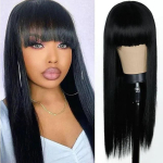 Cosplay parukas naistele must-roosa kahetooniline yin ja yang pea Qi tukk pikk sirge juus keemiline kiud peakate white