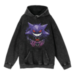 Gastly Lemmikloom Raskekaaluline Retro Pesitud Puuvillane Anime Huppar (440 g) X-Large black