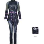 Kpop Demon Hunters Rumi Zoey Mira Kost&uuml;&uuml;m Piimasiidist Kangaga T&auml;iskasvanutele Cosplay &Uuml;ritusteks Mira,150 black
