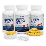 KETO GLP-1 Toidulisand &ndash; 1500 mg ACV, Berberiin, BHB ja NAD+ segu &ndash; Detoksikatsioon, Energia ja Tervisliku Ainevahetuse Tugi (60 kapslit) 3pack
