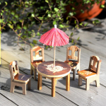 1tk Laud 4tk Laudtool Miniatuurne k&auml;sit&ouml;&ouml; Decor Nukumaja minim&ouml;&ouml;bel Minitoa kaunistused