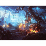 Teemanttikandid Halloweeni k&otilde;rvitsa laternad ristpistes &uuml;mmargused teemantkomplektid l&otilde;petamata teemant 20X30CM