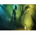 Teemanttikandiga maalimine Mosaiikv&otilde;&otilde;raste olendite ja v&auml;ikeste t&uuml;drukute piltide suurep&auml;rane &otilde;mblus 20X30CM