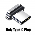 FONKEN-t&uuml;&uuml;pi C-pistiku magnetkaabli &uuml;henduspea laadija pistiku adapteri otsad C-t&uuml;&uuml;pi tolmupistiku jaoks Only Type-C Plug