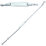 Les Tr&eacute;sors De Lily [L3810] &ndash; roodiumiga kaetud 'Bambino' h&otilde;bedane k&auml;ev&otilde;ru - 15 cm 3 mm h&otilde;be