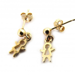 Les Tr&eacute;sors De Lily [M7612] - kullatud k&otilde;rvar&otilde;ngad 'Filles' Golden - 15x6 mm kuld