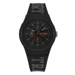Superdry [P9130] - Montre multifonctions silicone 'Superdry' noir orange - 45 mm must