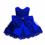 YUBAOBEI Beebiprintsess T&uuml;drukute Kleit Varrukateta Pitsist Bow Tutu Pulmapeo Ristimiskleit Lastele 2&ndash;6 aastat 3T