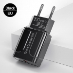 Kiirlaadimine 18W QC 3.0 Kiirlaadija USB kaasaskantav laadimine mobiiltelefoni laadija iPhone 11 jaoks Samsung s20 Xiaomi Huawei EU USA pistik must