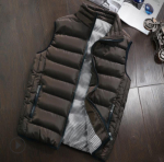 Meeste talverihm soe varrukateta jakk Ultra kerge valge vabaaja vest Meeste vest suur suurus M-5xl XXL kohv