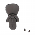 Naiste metallist lukuga lukud DIY k&auml;ekoti &otilde;lakotti rahakoti riistvara tarvikud must