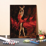 DIY Maalimine numbrite j&auml;rgi Digitaalne &otilde;limaal Numbrid Maalimine Hobid K&auml;sit&ouml;&ouml; Kodukaunistamine Kunst 40x50cm no frame