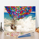 Kunst DIY Maalimine numbrite j&auml;rgi Digitaalne &otilde;limaal Teemantmaal &Otilde;limaal Numbrite maalimine Hobid Kodusisustus 40x50cm no frame