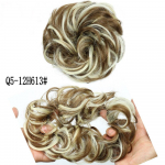 MISS WIG s&uuml;nteetiline elastne juuksekarv lokkis Chignons Hair Rope Naturaalne v&otilde;ltsjuuksekump lokkis klamber juustes hobusesaba pikendamine