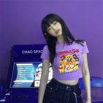 Sailor Moon Print Harajuku Goth Naiste naiste T-s&auml;rgid Kawaii L&uuml;hike Anime T-s&auml;rk HipHop Suvised Naiste T&auml;navar&otilde;ivad Crop Tops Y2k S