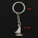 Moodne 30 mm v&otilde;tmehoidja metallist v&otilde;tmehoidja v&otilde;tmehoidja ehted antiikkattega purjelauapurjetamine 26x16 mm ripats h&otilde;be