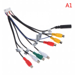 Androidi raadio autotarvikud Rca v&auml;ljundjuhtme lisamikrofoni adapter