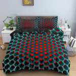 Uus moodne 3d tihe augumuster 2 / 3tk tekikott padjap&uuml;&uuml;riga Moe allahindlus Voodipesukomplekt, Double King Queen Euro suurused AU Double 180x210cm