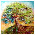 T&auml;is&uuml;mmargune puur Teemanttikandite m&uuml;&uuml;k Puu mosaiikkunst Pilt 5D Teemantmaali DIY Maastikukomplekt Kodukaunistuse kingitus Full Round 20x20CM