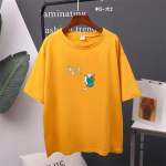 Kawaii Clothes Alphabet Konserveeritud kass Naiste T-s&auml;rk Suvine Uued Suured puuvillased T-s&auml;rgid Pehmed topid t&uuml;drukutele M tumesinine v&auml;rv